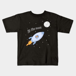 Crypto to the Moon Kids T-Shirt